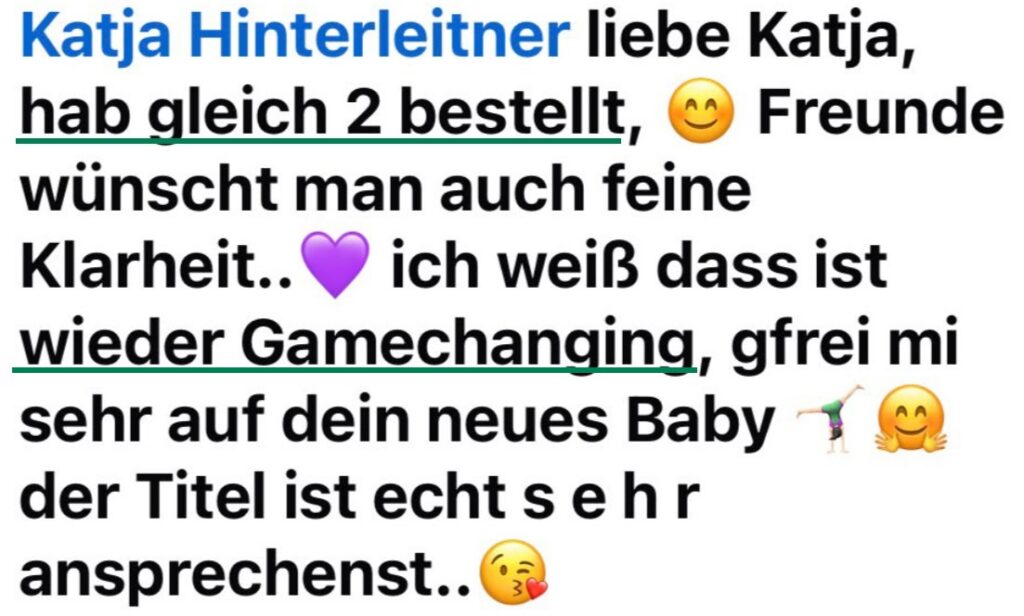 Feedback zu Buch 2